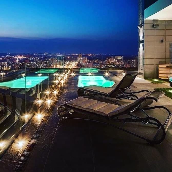 1 Room 60M2 Center Of Obolon Near River Side. With Terrace. 22 Floor كييف المظهر الخارجي الصورة